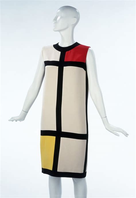 mondrian cocktail dress yves saint laurent|yves Saint Laurent dresses 1960.